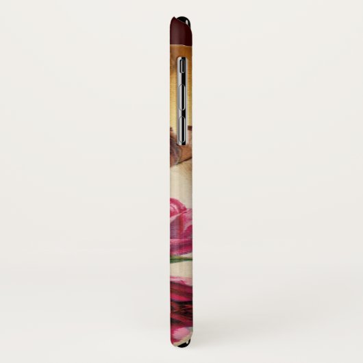 DRIE DOGGIEËN MET ROZEN MONOGRAM Case-Mate iPhone CASE (Achterkant/links)