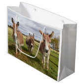 Drie Donkey's Large Cadeauzakje (Voorkant Gekanteld)