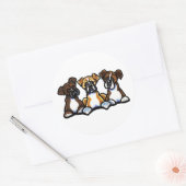 Drie dozen ronde sticker (Envelop)