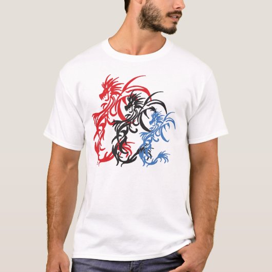 Drie Dragons T-shirt (Voorkant)