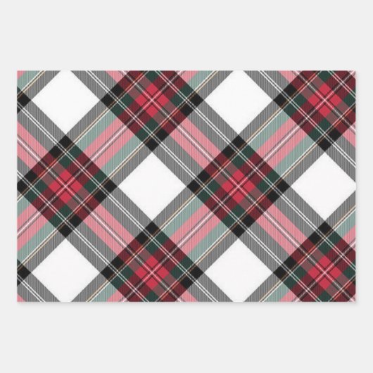 Drie driestuksgewijze papierbladen voor het oppakk inpakpapier vel (Voorkant)