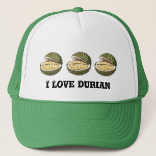 Drie Durian fruit groen Trucker Pet