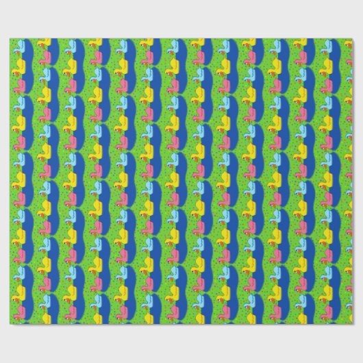 Drie eenden inpakpapier (Vlak)