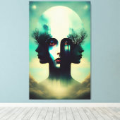 Drie-eenheid Canvas Afdruk (Insitu (Houten vloer))