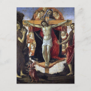 Drie-eenheid door Sandro Botticelli Briefkaart