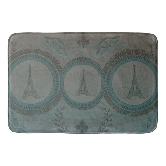 Drie Eiffel Towers Bath Mat (Voorkant)