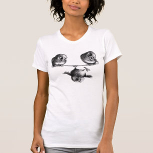 Drie eigenaars van Cute en Funny - Vrijheid en Vun T-shirt