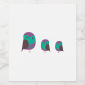 Drie Eigenaars Wijn Etiket (Enkel label)