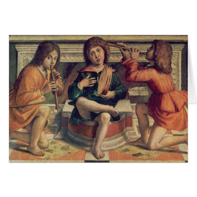 Drie engelmuzikanten (Voorkant Horizontaal)