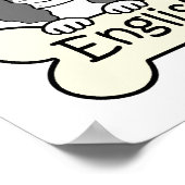 Drie Engelse Springer Spaniels Poster (Hoek)