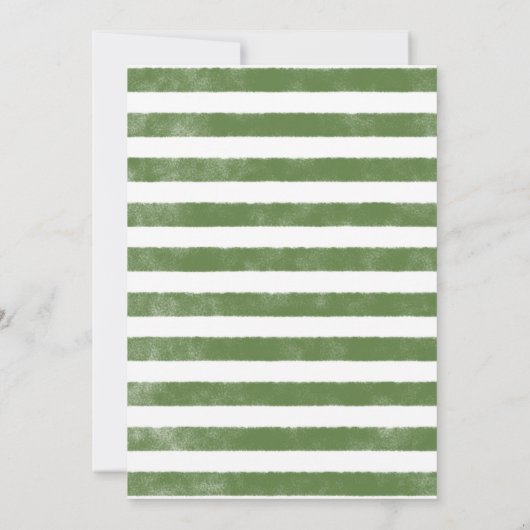 Drie erwten in een Pod Baby shower Invitation Trip Kaart (Achterkant)