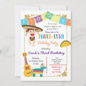 Drie-esta Charro Boy Mexicaanse verjaardag Kaart (Voorkant)