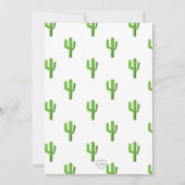 Drie-Esta verjaardagsfeestje Kaart (Achterkant)