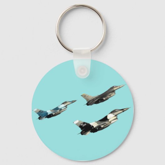 Drie F16s Sleutelhanger (Voorkant)