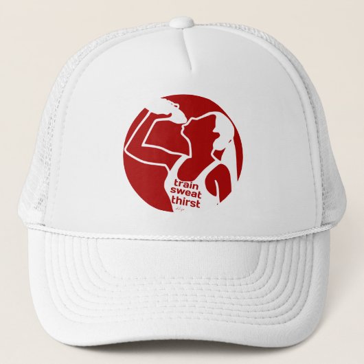 DRIE (F) rood Trucker Pet (Voorkant)