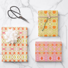 Drie Fancy papieren vellen