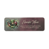 Drie feeën, de metgezellen van het magische hart. etiket (Voorkant)