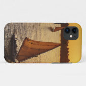 Drie feodka's met bliksem op de Nijlrivier Case-Mate iPhone Case (Achterkant (horizontaal))