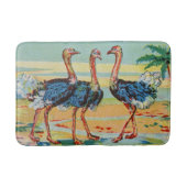 Drie Flamingos Badmat (Voorkant)