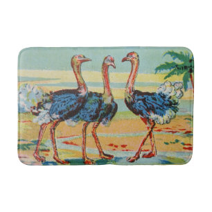 Drie Flamingos Badmat