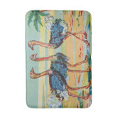 Drie Flamingos Badmat (Voorkant Verticaal)