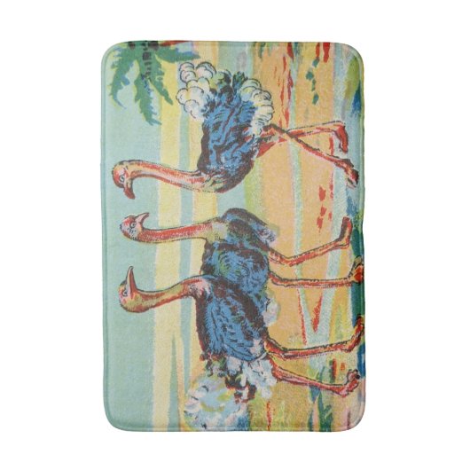 Drie Flamingos Badmat (Voorkant Verticaal)