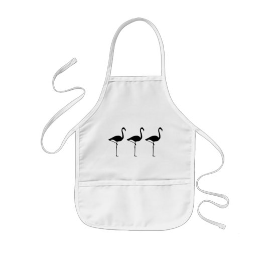 Drie Flamingos Kinder Schort (Voorkant)