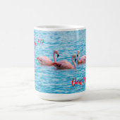 Drie flamingo's op de Laguna Amarga Koffiemok (Center)