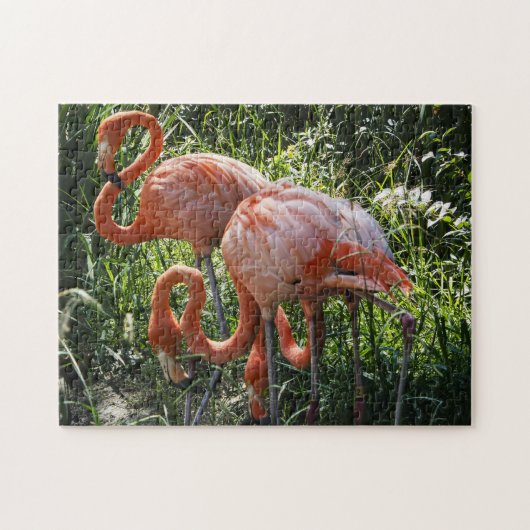 Drie Flamingos Puzzle Legpuzzel (Horizontaal)