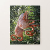 Drie Flamingos Puzzle Legpuzzel (Verticaal)