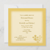 Drie Fleur de Lis Golden Impressions Kaart (Achterkant)