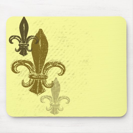 Drie Fleur De Lis Muismat (Voorkant)
