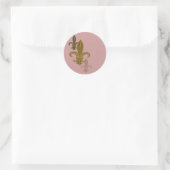 Drie Fleur De Lis Ronde Sticker (Tas)