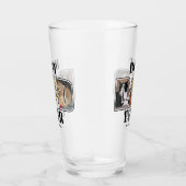 Drie foto Beste vader ooit op maat Glas (Rechts)