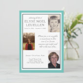 drie foto - herdenkingskaarten kaart (Staand voorkant)