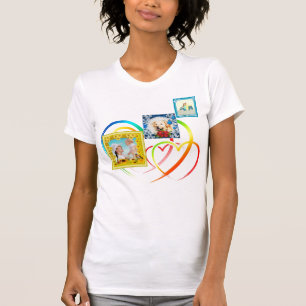 Drie fotocollage t-shirt