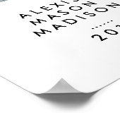 Drie Foto's en Moderne Typografie | Van je moeder  Poster (Hoek)