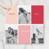 Drie foto's | Fijne Valentijnsdag Bedankjes Labels (Voorkant)