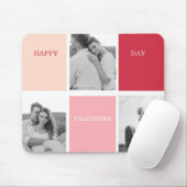 Drie foto's | Fijne Valentijnsdag Muismat (Met muis)