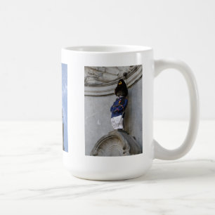 Drie foto's van Brussel Koffiemok