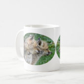 Drie Fox Kits Koffiemok (Voorkant links)