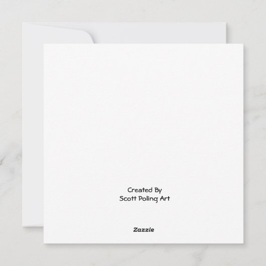 Drie Franse hennen Feestdagenkaart (Achterkant)