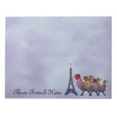 Drie Franse Notitieblokken (Voorkant)