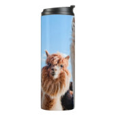 Drie Funny Alpacas Thermosbeker (Gedraaid links)