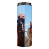 Drie Funny Alpacas Thermosbeker (Achterkant)