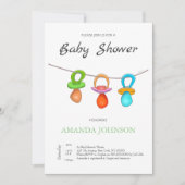 Drie Funny Pacifiers Kaart (Voorkant)