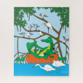Drie Gators Jigsaw Puzzel (Verticaal)