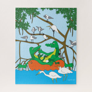Drie Gators Jigsaw Puzzel