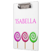 Drie gedraaide Lolly Poppen klembord (Links)