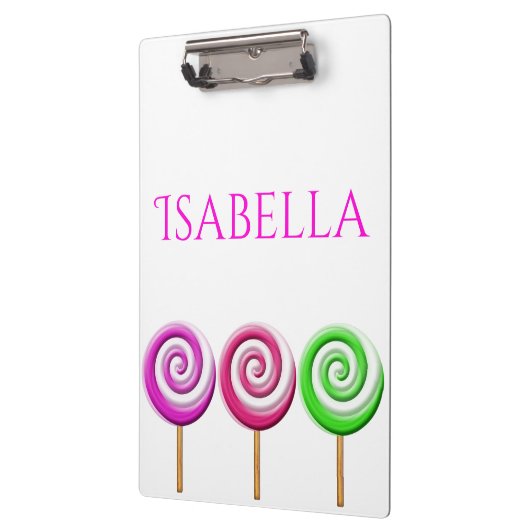 Drie gedraaide Lolly Poppen klembord (Links)